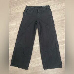 American Eagle Black Wide-Leg Pants